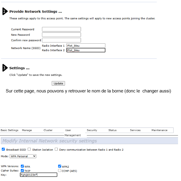 Configuration borne Wi-Fi KIWI